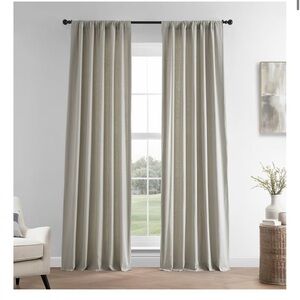 French Linen Curtain 50 x 108 panel- Khaki